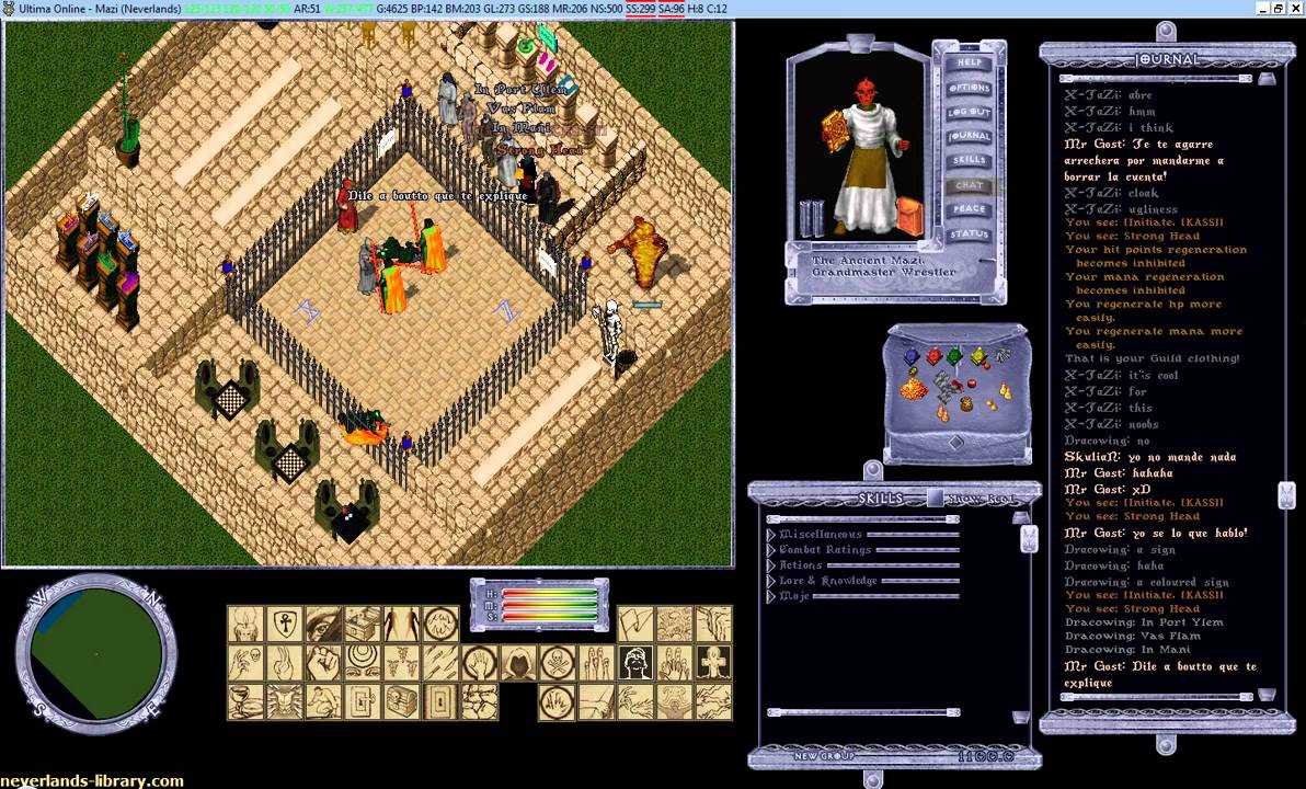 Онлайн игра neverlands