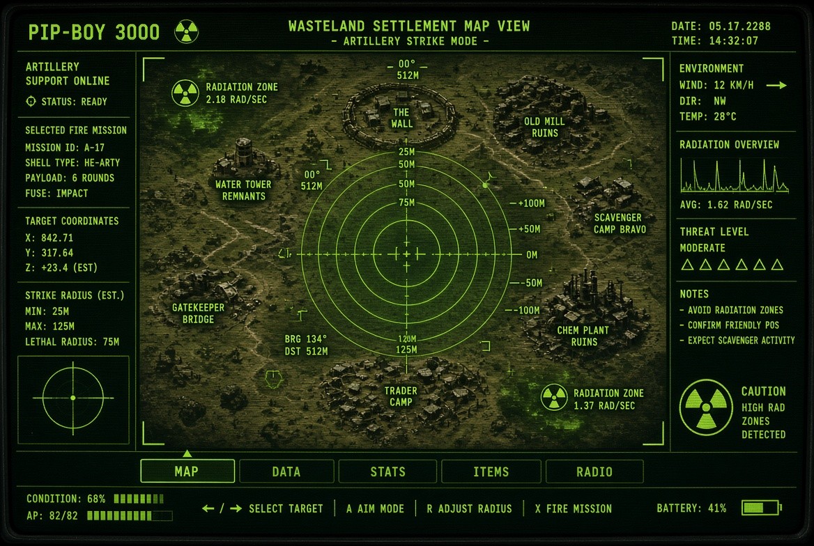 Fallout 4: как назначить оператора артиллерии