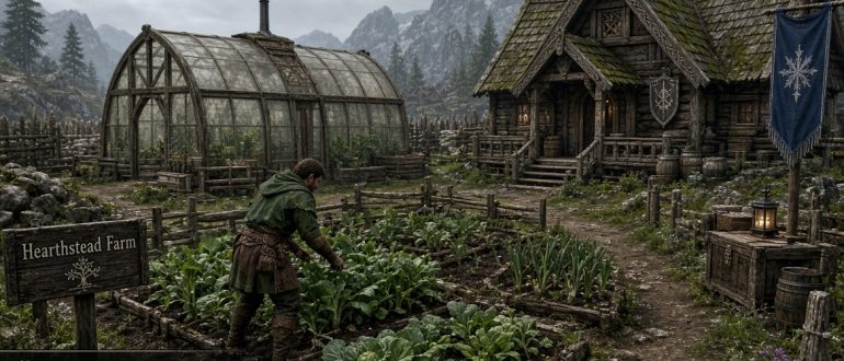 Как нанять управляющего на ферму в Skyrim: пошаговая инструкция