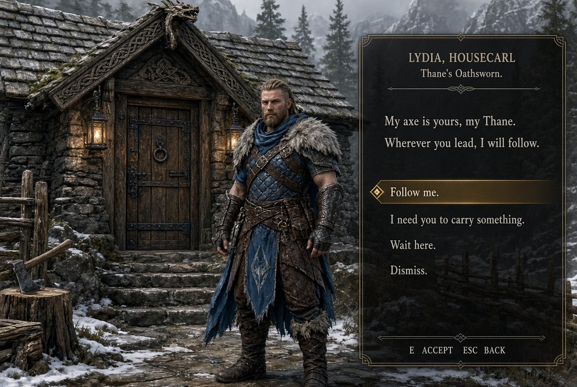 Как нанять управляющего на ферму в Skyrim: пошаговая инструкция