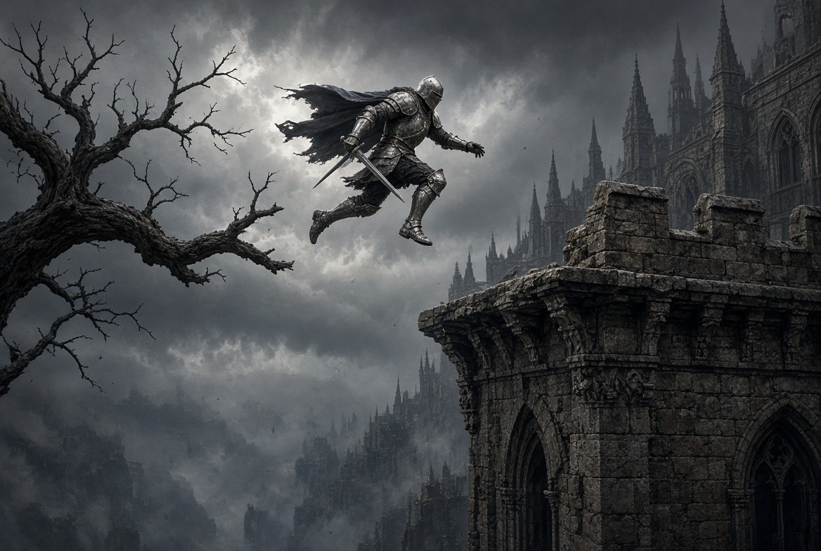 Как запрыгнуть на крышу Храма Огня в Dark Souls 3