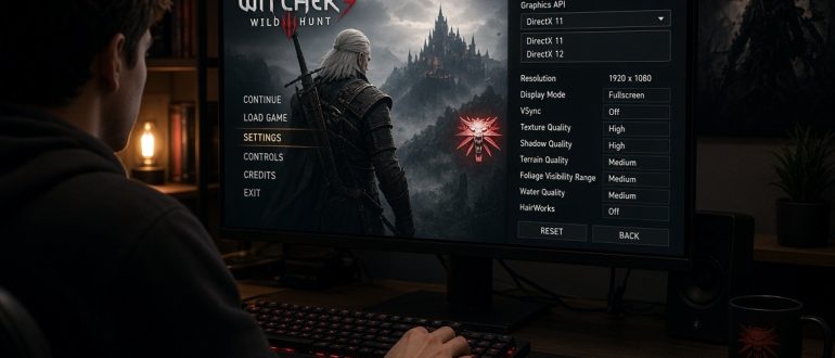 Как запустить «Ведьмака 3» на DirectX 11 в 2026 году