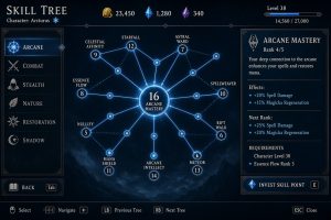 Легендарный навык в Skyrim: что дает и как работает эта механика
