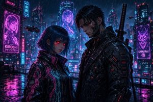 Люси и Дэвид в киберпанке: история любви из Cyberpunk: Edgerunners