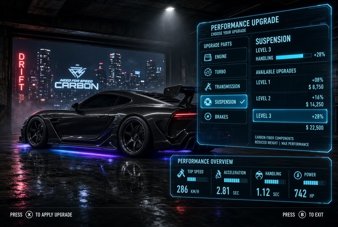 NFS Carbon Save Editor: как редактировать сохранения Need for Speed: Carbon