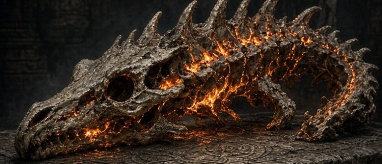 Окаменевшая кость дракона в Dark Souls 2: где найти и как использовать