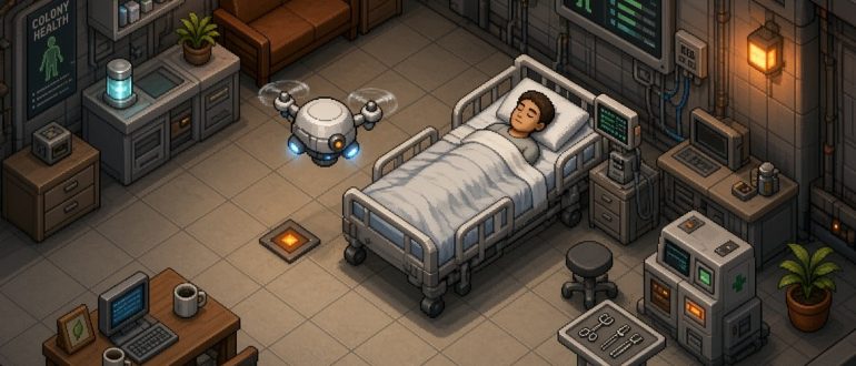 RimWorld: сенсорные механиты как лечить