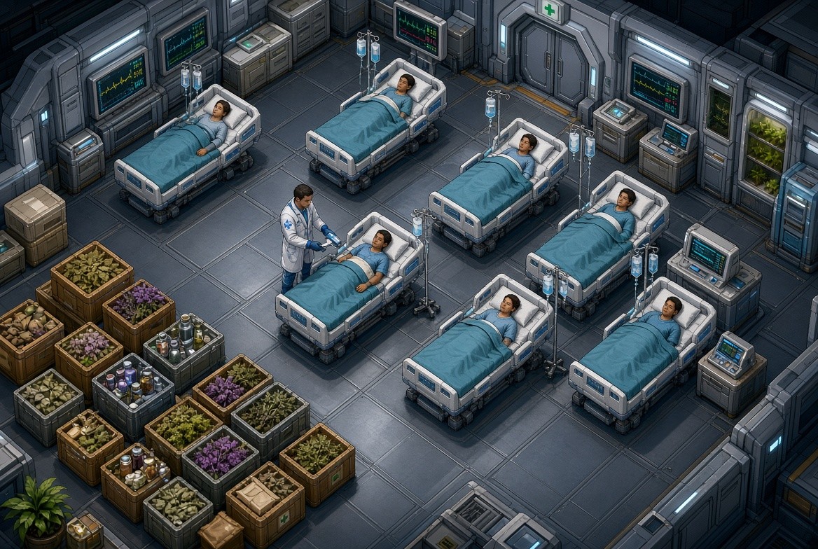 RimWorld: сенсорные механиты как лечить