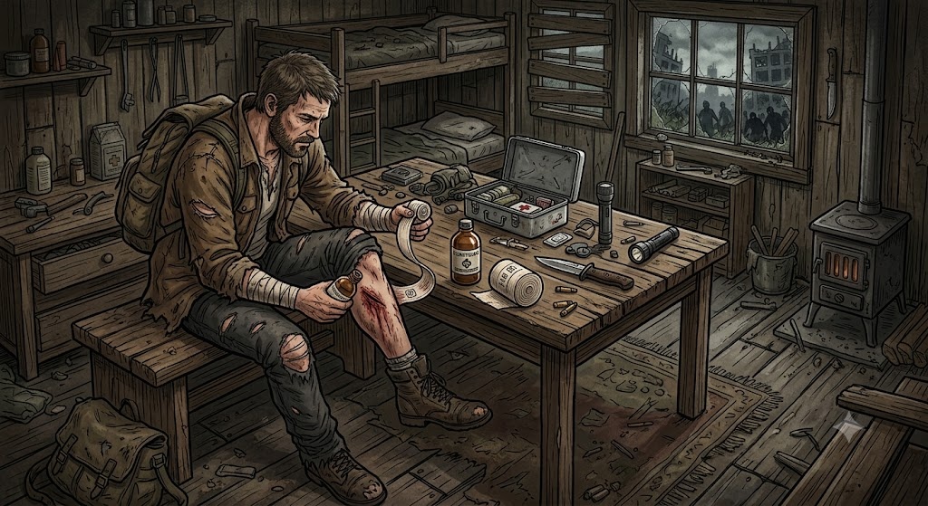 Рваная рана в Project Zomboid: как правильно лечить и не умереть от заражения