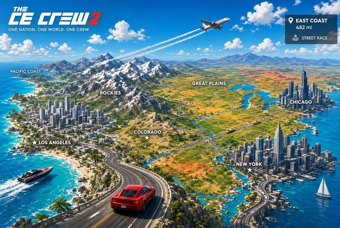 Сколько весит The Crew 2: точный размер игры на ПК, PS4 и Xbox One