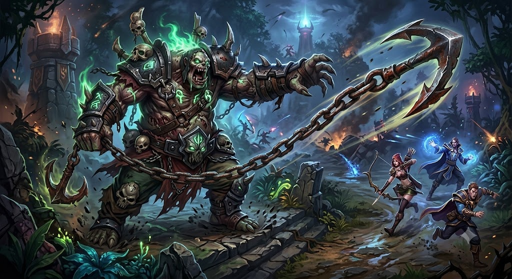 Стежок (Stitches) в Heroes of the Storm: лучший билд, таланты и тактика на 2026 год