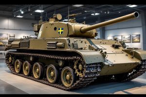 STRV 74: оборудование, вооружение и характеристики шведского среднего танка