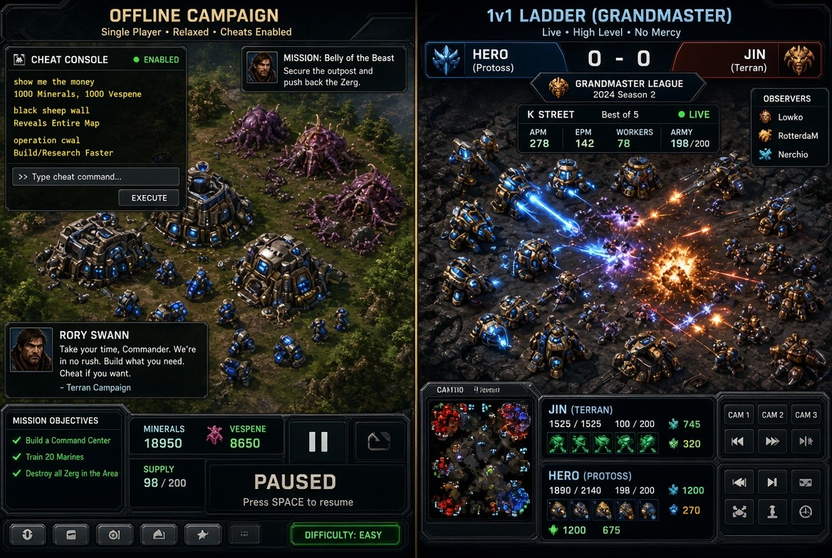 Трейнер StarCraft 2: как работают читы и что реально даёт тренировка в 2026 году