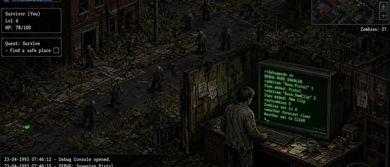 Читы Project Zomboid: полный гайд по консольным командам, чит-меню и трейнерам