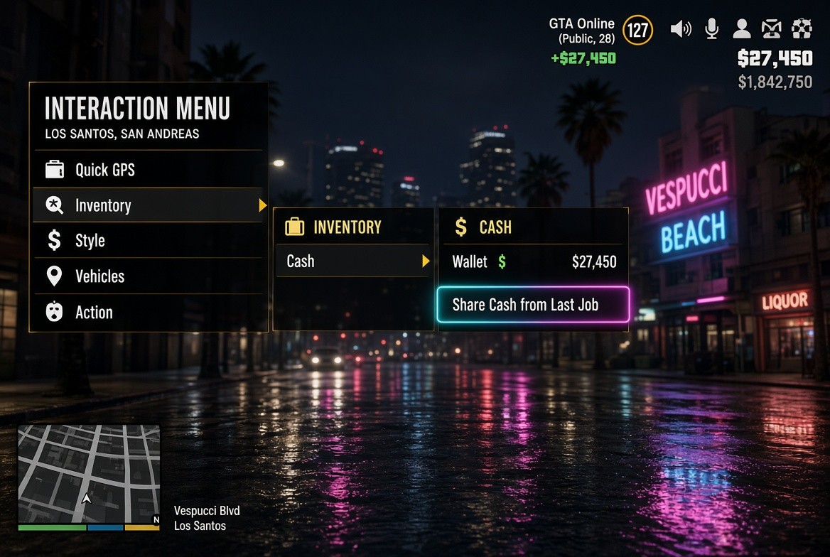 Как передать деньги другу в GTA 5 Online: рабочие способы в 2026 году