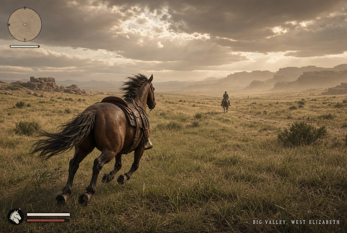 Как позвать лошадь в RDR 2 на ПК: клавиши, свист и уровень бонда
