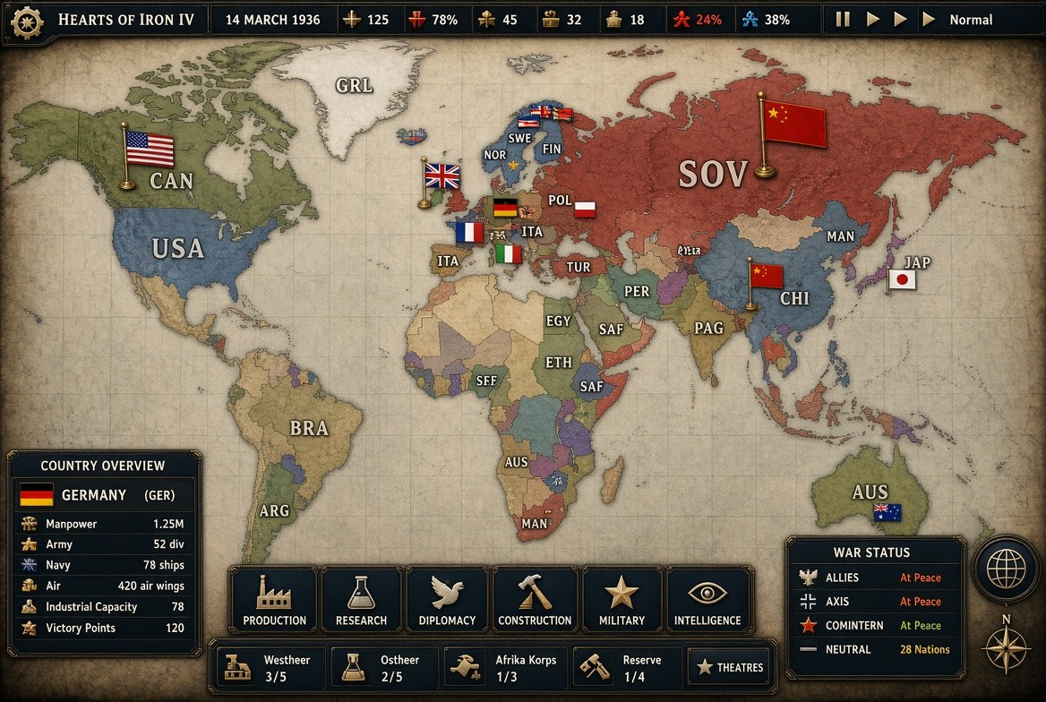 Как узнать тег страны в HOI 4