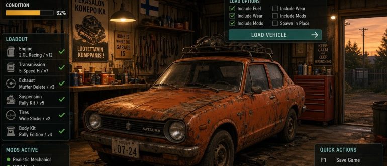 MSC Loader: как установить загрузчик модов для My Summer Car