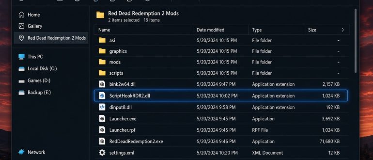 Скрипт хук RDR 2: как установить и настроить Script Hook RDR2 в 2026 году