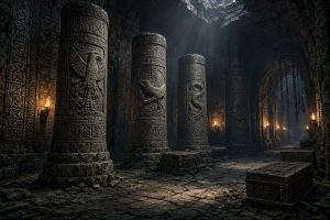 Зал Гейрмунда в Skyrim: как решить головоломку с камнями и опустить мост