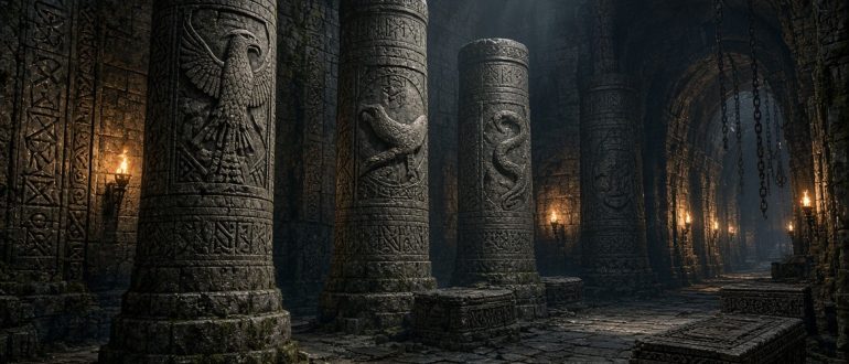 Зал Гейрмунда в Skyrim: как решить головоломку с камнями и опустить мост