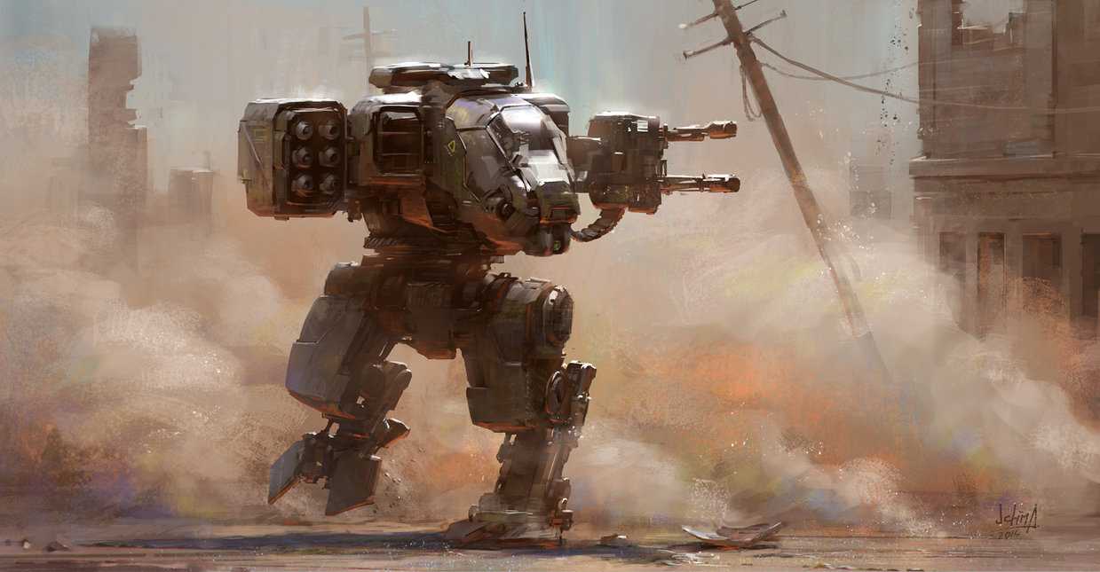 Playable hero battlemechs