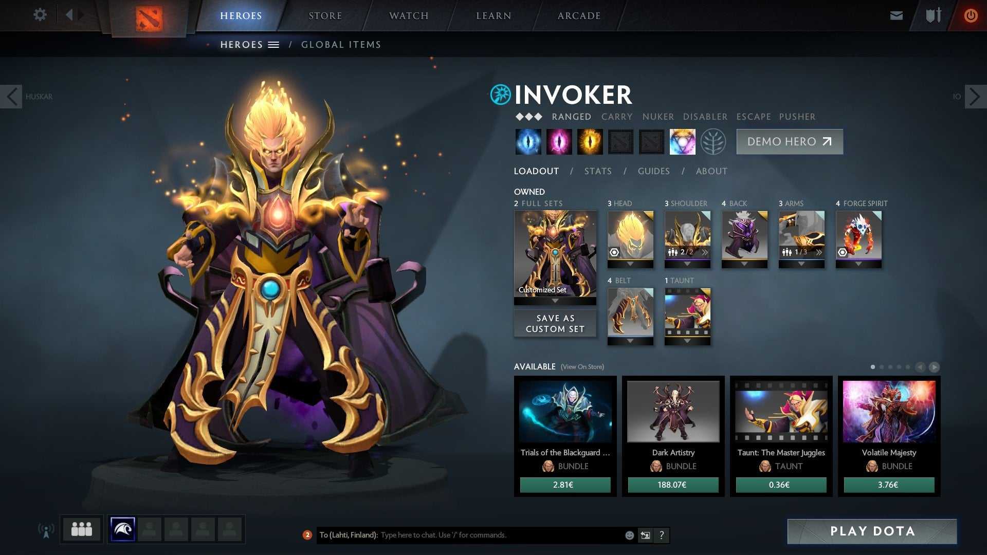Гайд на invoker от легендарного grimorum