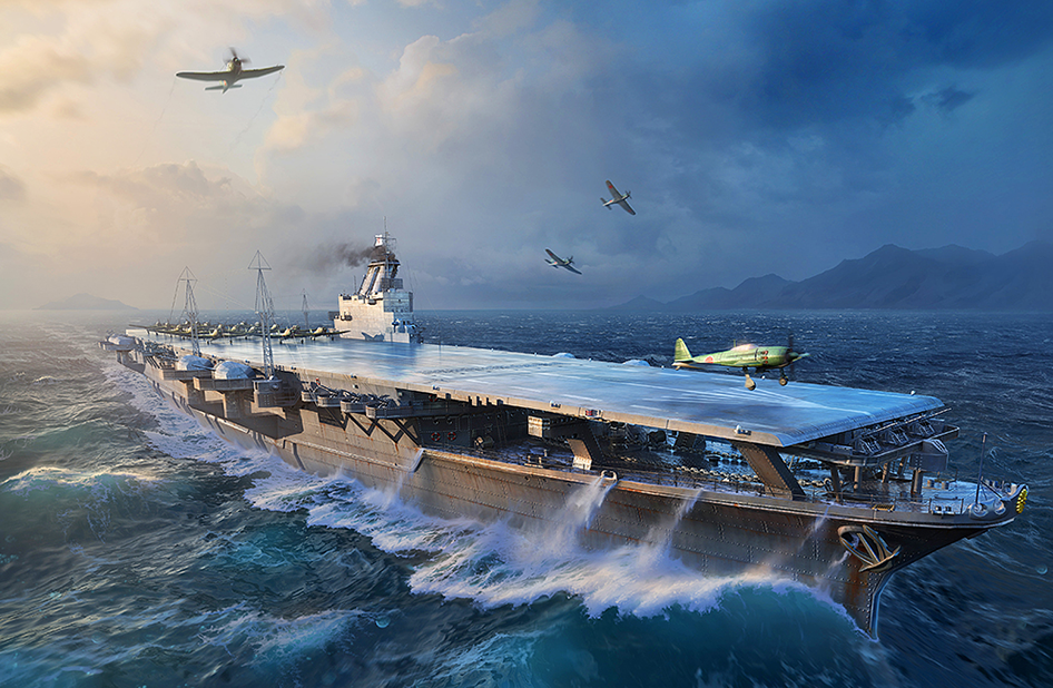 Как играть на авианосце в world of warships?