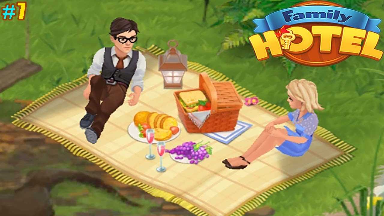 Family hotel: romantic story decoration match 3 на компьютер