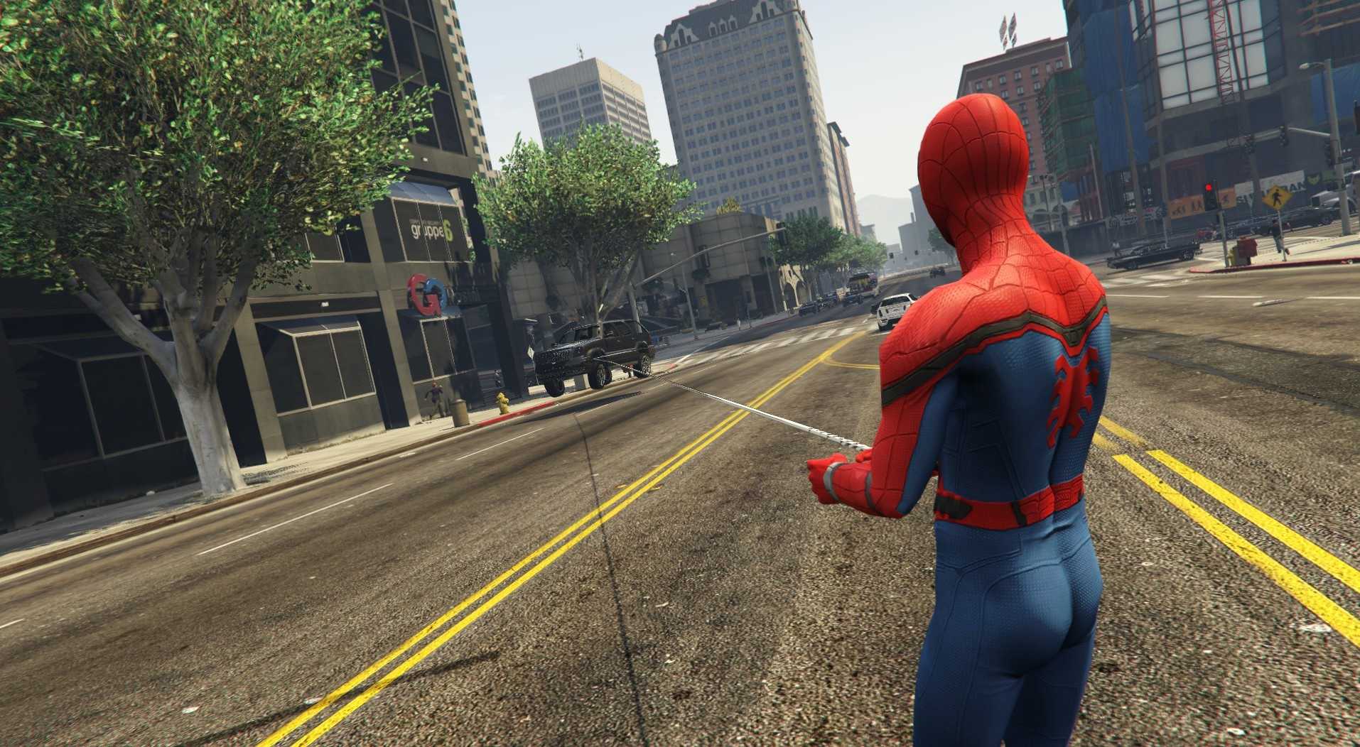 Gta 5 spiderman mod  — скачать