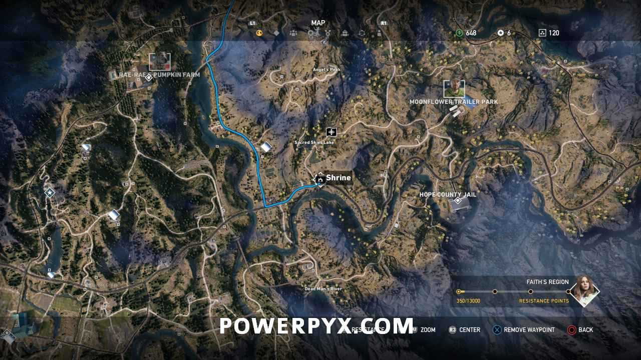 Расположение всех алтарей в far cry 5