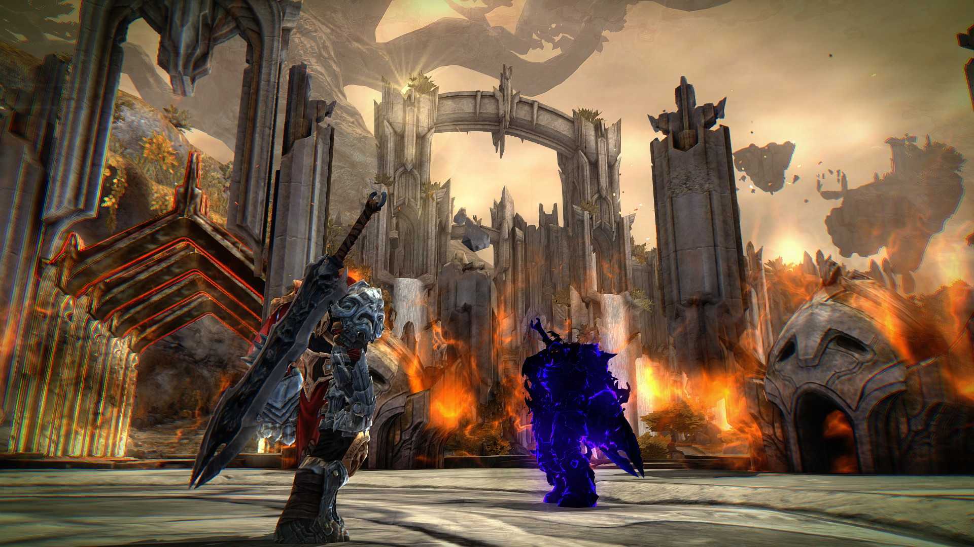 Darksiders: wrath of war. прохождение игры на 100%. часть 1 — перекрёсток, горящие виселицы, генерал демонов