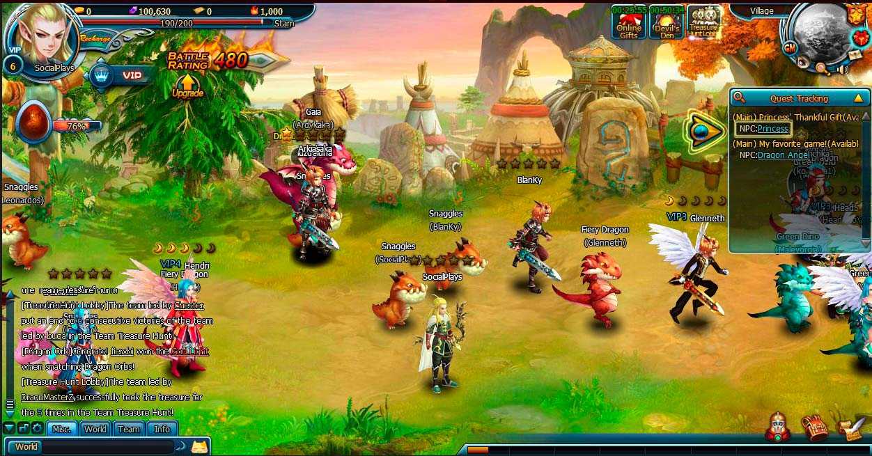 World of dragons