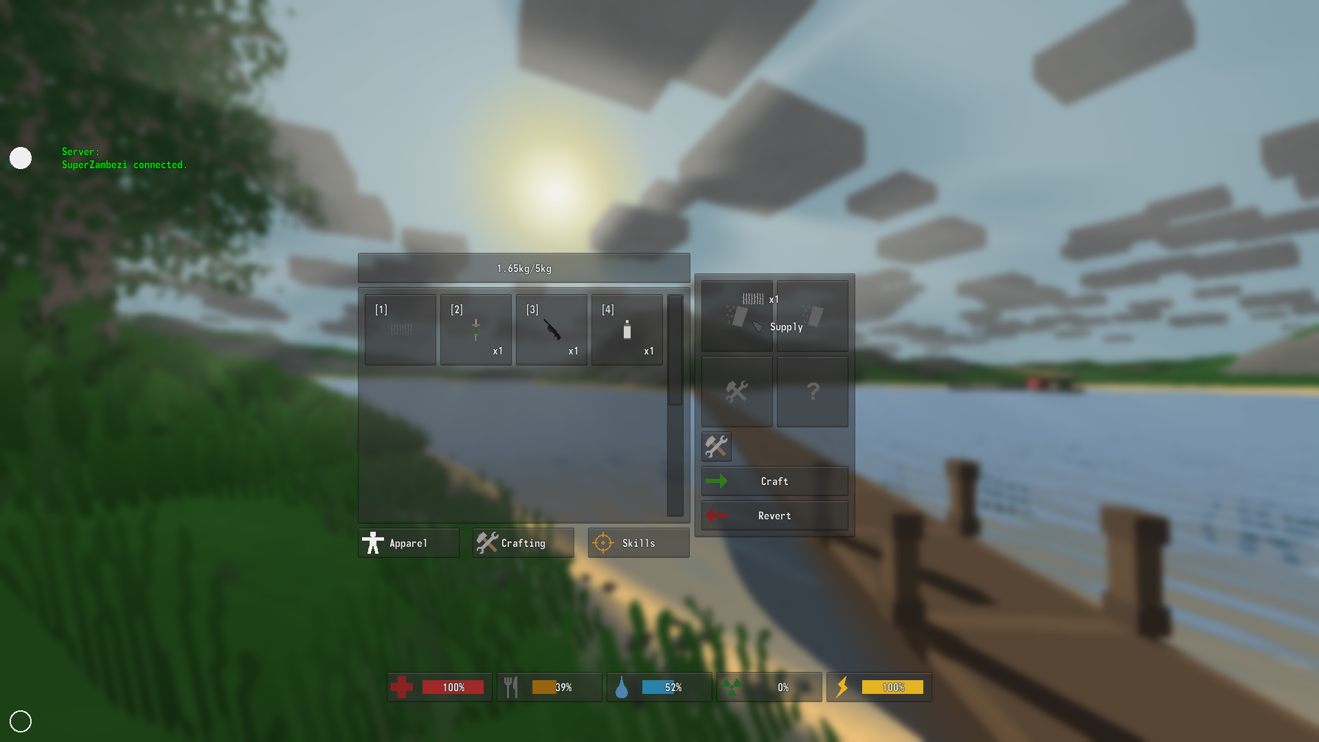 Как сделать окно в unturned