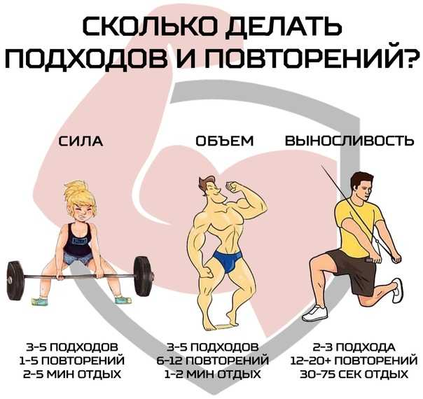 Сколько повторений делать в упражнениях?
