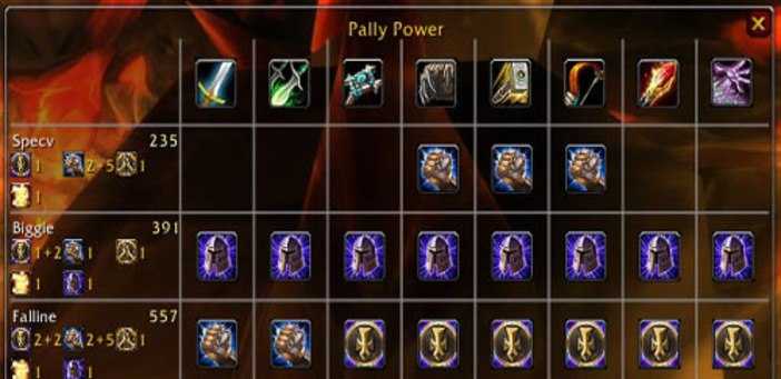 Аддон pallypower для wow wotlk 3.4.0/3.4.1 [скачать]
