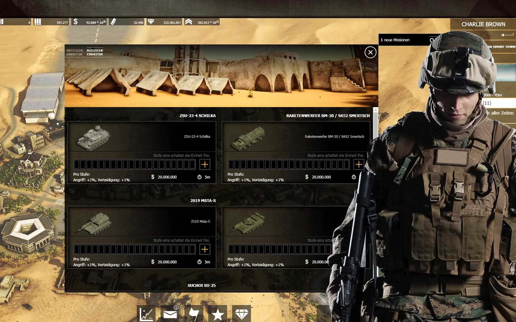 Обзор онлайн игры desert operations