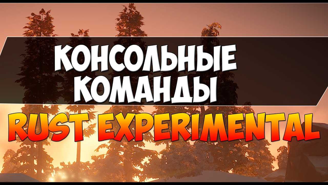 Команд сервера rust. Консольные команды раст.