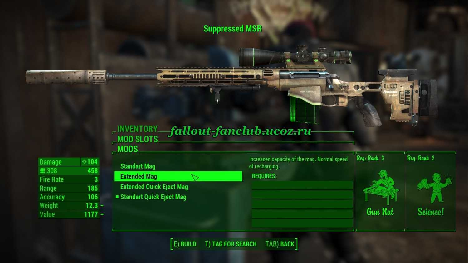 Fallout 4: чит-коды на оружие, броню, предметы и пупсов | game.data